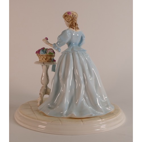 190 - Coalport for Compton & Woodhouse, 'Rose Arranger' Limited edition figure. Numbered 68 of 1450.