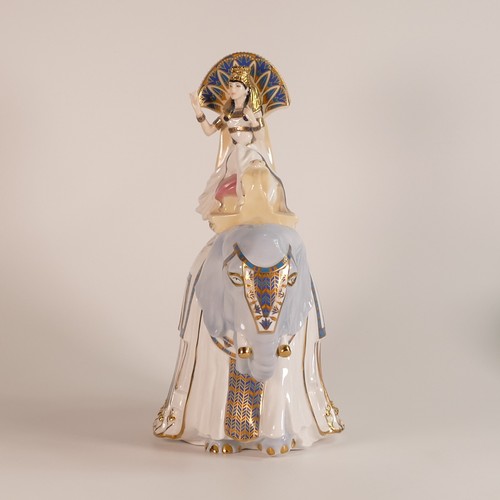 202 - Coalport figure for Compton & Woodhouse, 'Queen of Kings' Cleopatra CW588, limited edition No.130 of... 