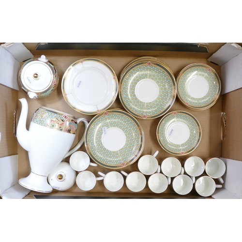 307 - Wedgwood Bone China 'Samarkand' part Tea/Dinner/Coffee Set including Coffee Pot, Tea pot, Two Lidded... 