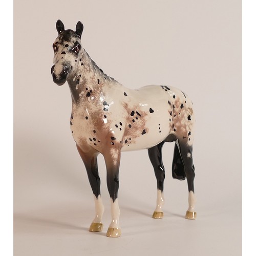 355 - Beswick Appaloosa stallion horse model no.1772.(H:20cm)