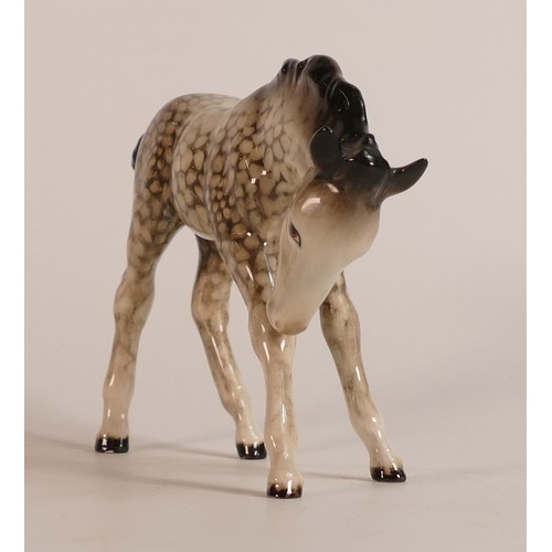 357 - Beswick, Rocking Horse Grey head down foal 947 (H:12cm)