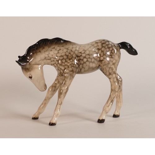 357 - Beswick, Rocking Horse Grey head down foal 947 (H:12cm)