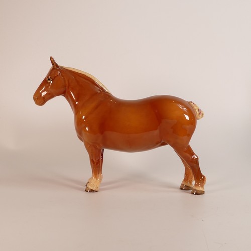 367 - Beswick dark Chestnut Suffolk Punch horse 1359