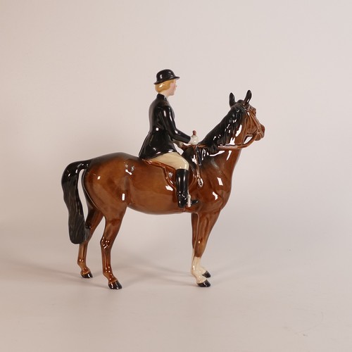 369 - Beswick Huntswoman on brown horse 1730