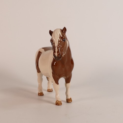 370 - Beswick Skewbald Shetland pony Hollydell Dixie