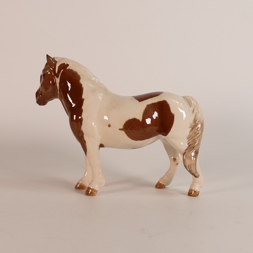 370 - Beswick Skewbald Shetland pony Hollydell Dixie