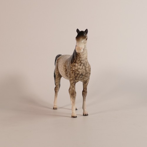 373 - Beswick Rare Arab Xayal horse 1265 in rocking horse grey, r.