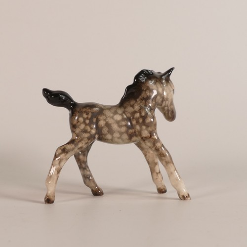 380 - Beswick foal, model 996 in rocking horse grey gloss.