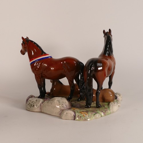 381 - Beswick 'The Dartmoor Family', Millennium Commemorative, modelled by Arthur Greddington, Graham Tong... 