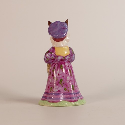 394 - Royal Doulton bunnykins figure Mrs Bunnykins DB19, painted in a different colourway with floral dres... 