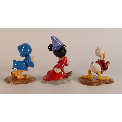 403 - Royal Doulton Disney Showcase figures, 'Follow Me' FAM1, 'Heart on a String' FAM4 and 'Noah's Helper... 