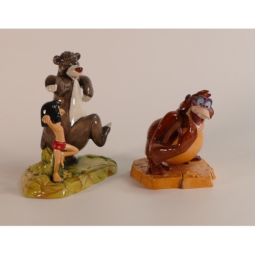 405 - Royal Doulton Disney Showcase figures, 'The Bear Necessities' DM6 and 'King Louie' DM5 (2)