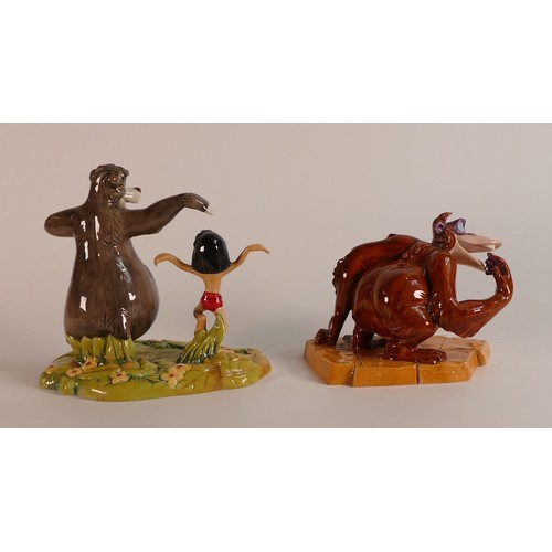 405 - Royal Doulton Disney Showcase figures, 'The Bear Necessities' DM6 and 'King Louie' DM5 (2)