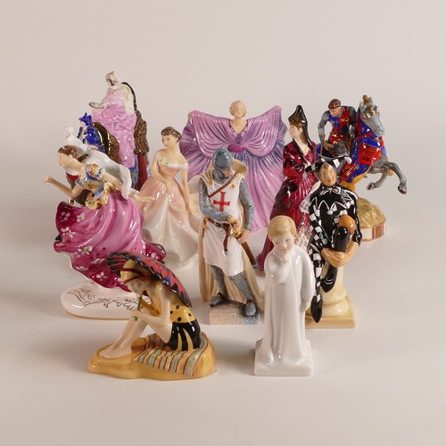 417 - Royal Doulton Icons limited edition box set to include Darling HN5648, Jester HN5649, Sunshine Girl ... 