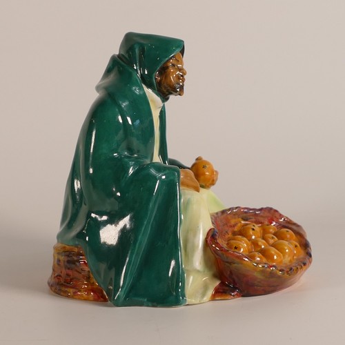 419 - Royal Doulton, early character figure The Orange Vendor HN72. Impressed date for 1928.