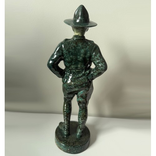 437 - Royal Doulton Titanian figure Digger HN321, designed by E W Light, h.28.5cm, r.