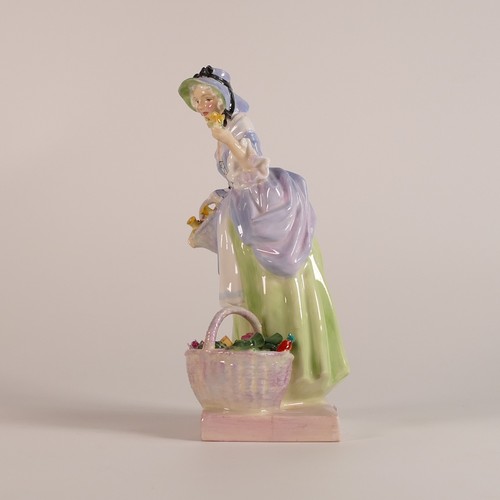 443 - Royal Doulton, early lady Figure Springflowers 1807