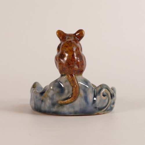 529 - Doulton Lambeth, Stoneware Mouse Bibelot. Impressed model number '8669'. Height: 8cm