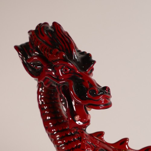 565 - Royal Doulton Flambé Burslem Artware model of a Shenlong dragon BA32. Limited edition 109/250, heigh... 