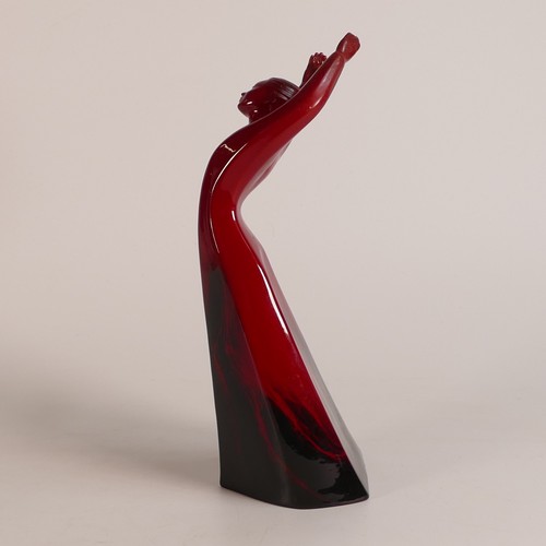 594 - Royal Doulton, Flambe prototype figure Awakening. Marked 'Property of Royal Doulton Not Produced for... 