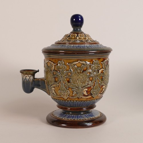 603 - Doulton Lambeth for Thomas de la Rue & Co., Patented 'The Isobath Inkwell'. Impressed 'Doulton Lambe... 