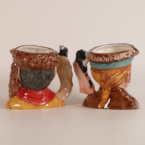 669 - Royal Doulton intermediate sized character jugs Meriweather Lewis :D7235 and William Clarke D7234 fr... 