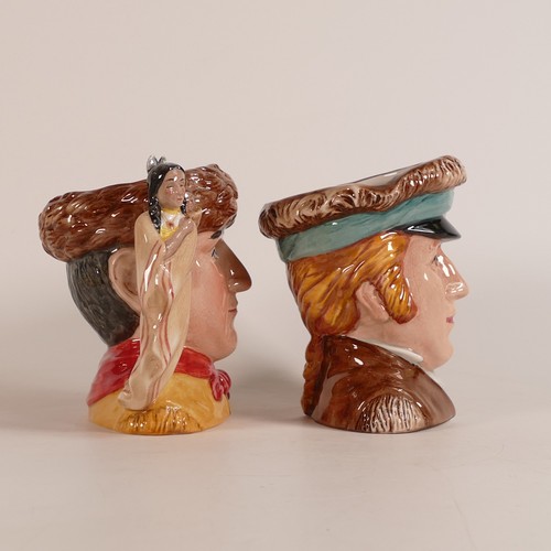 669 - Royal Doulton intermediate sized character jugs Meriweather Lewis :D7235 and William Clarke D7234 fr... 