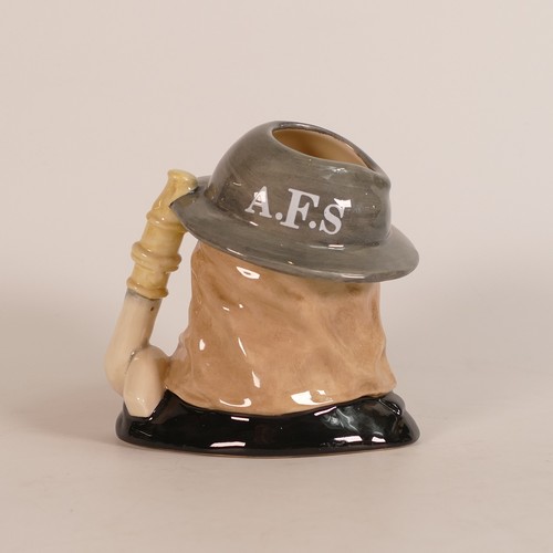 713 - Royal Doulton, small character jugs to include Home Guard D6886 The Auxiliary Fireman D6887 and The ... 