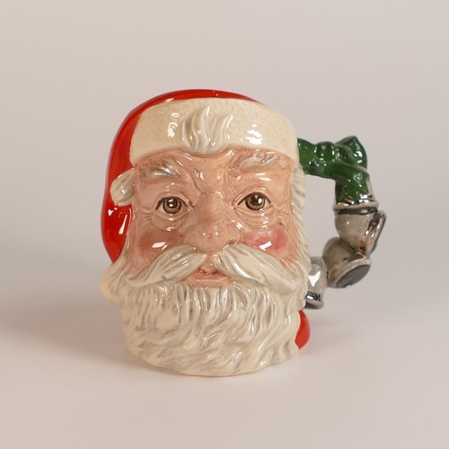 716 - Royal Doulton, two small character jugs Santa Claus 6964 and Santa Claus D6705, with one original bo... 