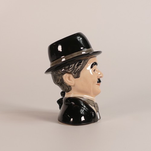 733 - Small Royal Doulton character jug Charlie Chaplin D7145, limited edition No.376 of 3500, with box an... 