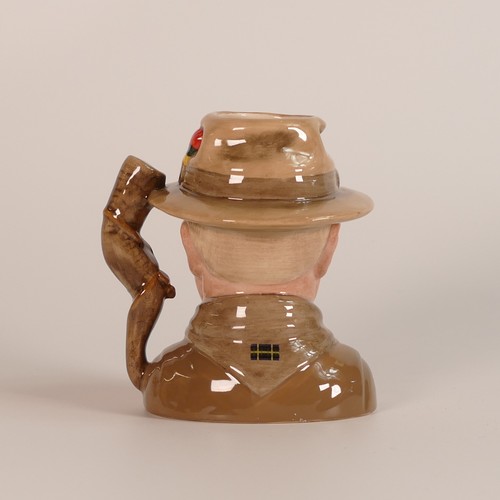 736 - Royal Doulton small character jug Lord Baden-Powell D7144, with box and certificate.