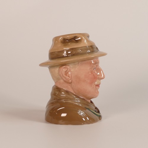 736 - Royal Doulton small character jug Lord Baden-Powell D7144, with box and certificate.