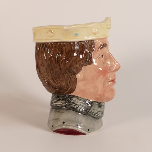 741 - Royal Doulton, colourway prototype large character jug The Shakespearean Collection Henry V, absent ... 