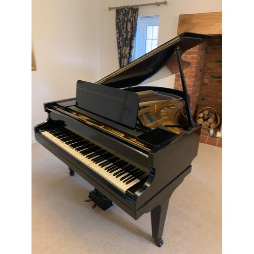 801 - Challen of London, Grand Piano dated between 1931-40. Piano Serial Reference Number 48496. Ebony bla... 