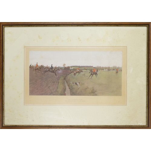 947 - Cecil ALDIN (1870-1935), five hunting prints comprising 'The Meynell Hunt - Away from Ash Gorse, Sut... 