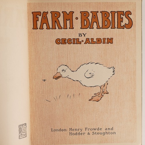 968 - Cecil ALDIN (1870-1935) 'Puppy Tails', Lawrence & Jellicoe, 'Field Babies' Humphrey Milford, 'Zoo Ba... 