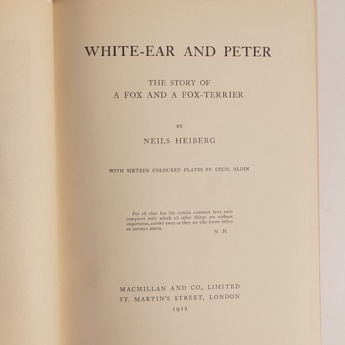 969 - Cecil ALDIN (1870-1935) 'Right Royal' by John Masefield, publ. William Heinemann; 'White-Ear and Pet... 