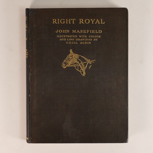 969 - Cecil ALDIN (1870-1935) 'Right Royal' by John Masefield, publ. William Heinemann; 'White-Ear and Pet... 