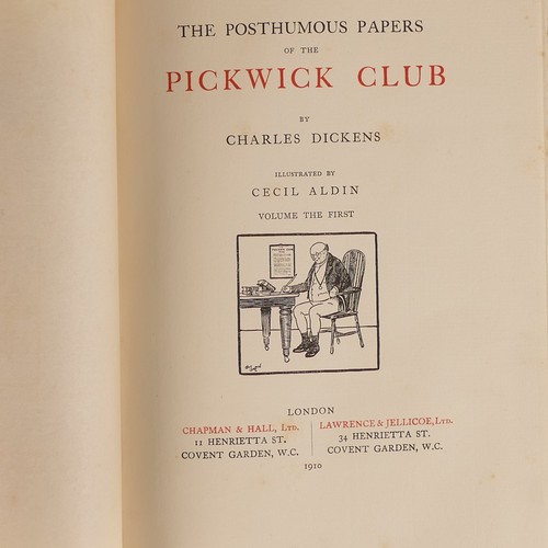 973 - Cecil ALDIN (1870-1935) 'The Posthumous Papers of the Pickwick Club' by Charles Dickens, publ. Londo... 