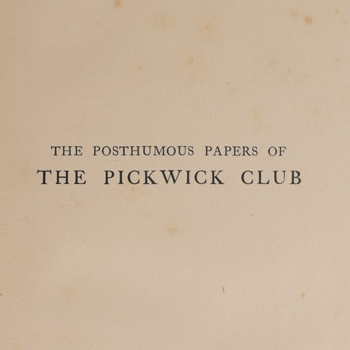 973 - Cecil ALDIN (1870-1935) 'The Posthumous Papers of the Pickwick Club' by Charles Dickens, publ. Londo... 