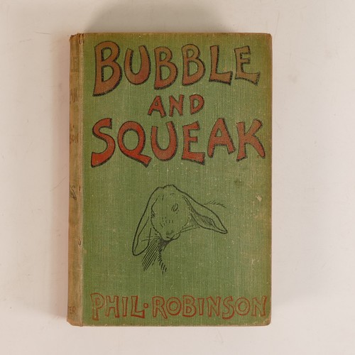 981 - Cecil ALDIN (1870-1935) Two rare editions of 'Bubble and Squeak' by Phil Robinson, publ. London: Isb... 