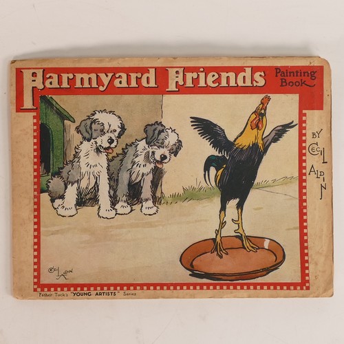 992 - Cecil ALDIN (1870-1935), 'Farmyard Friends' painting book; 'Farmyard Friends', publ. Ward, Locke & C... 