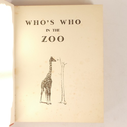 993 - Cecil ALDIN (1870-1935), 'Who's Who in the Zoo' by J.B Morton and Cecil Aldin, publ. Eyre Spottiswoo... 