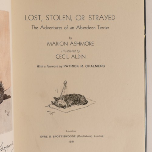 995 - Cecil ALDIN (1870-1935), 'Lost, Stolen or Strayed' by Marion Ashmore and Cecil Aldin, 1931, publ. Ey... 