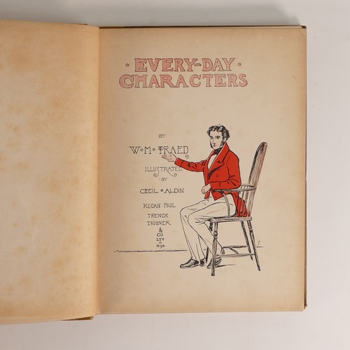 1008 - Cecil Aldin (1870-1935) Six Illustrated Books, Two 'Every-Day Characters' by Winthrop Mackworth, pub... 