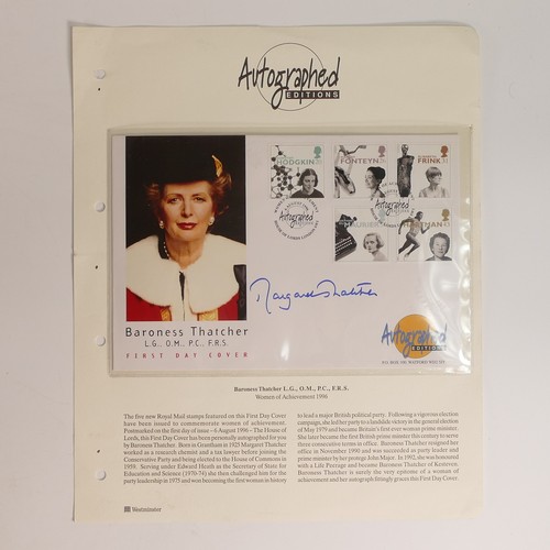 1010 - Margaret Thatcher (1925-2013), signed copy of 'From FINCHLEY to THE WORLD' by James McMillan togethe... 