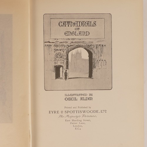 1014 - Cecil ALDIN (1870-1935), Four Hardback Books includes 'Old Inns' 1921; 'Old Manor Houses'; Both publ... 