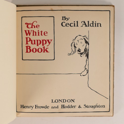 1016 - Cecil ALDIN (1870-1935), 'The Black Puppy Book'; 'The Red Puppy Book' and 'The White Puppy'. Henry F... 