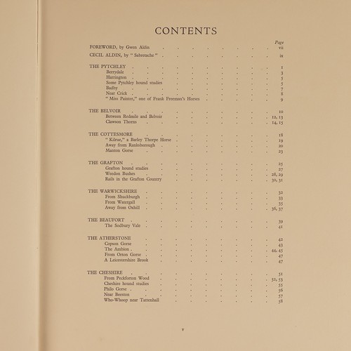 1018 - Cecil ALDIN (1870-1935), 'Hunting Scenes, Forty Sketches of Hunting Scenes and Countries', First Edi... 