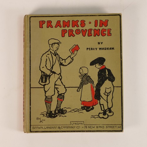 1021 - Cecil ALDIN (1870-1935), Rare copy of 'Franks in Provence' by Percy Wadham, 1907, publ. Brown, Langh... 